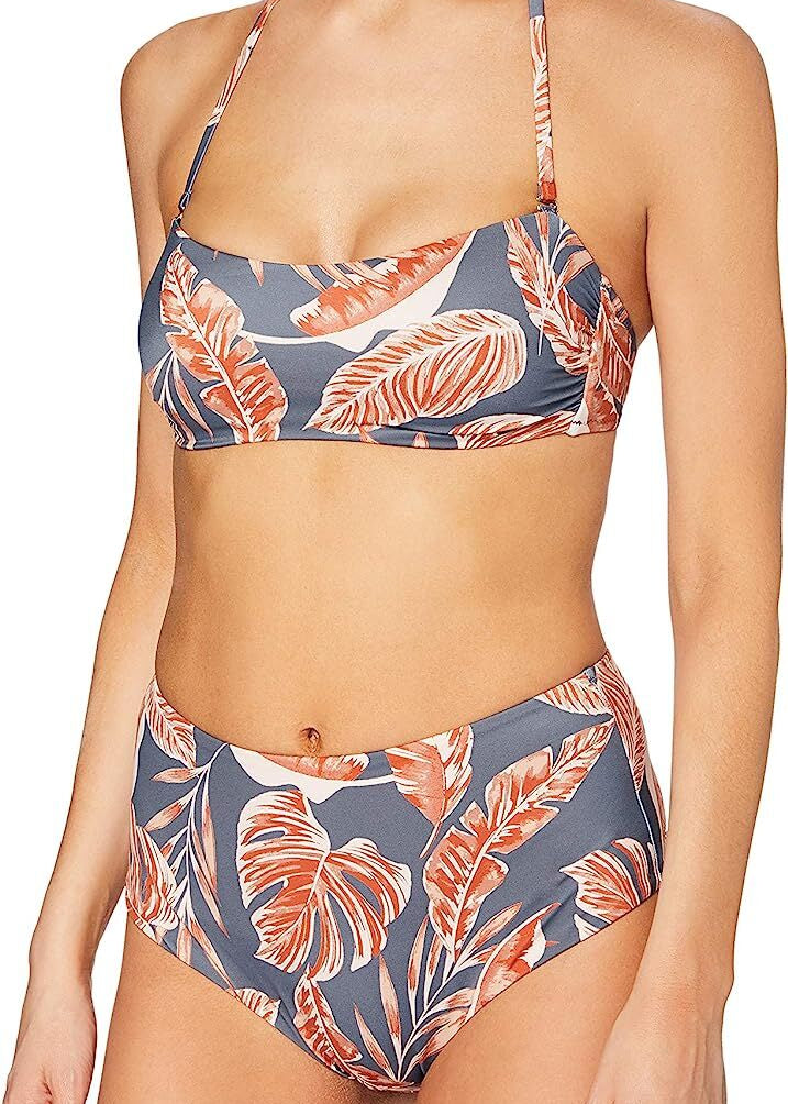 Iris & Lilly Women's Padded Bandeau Bikini Swimsuit Swimming Costume BNWT