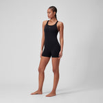 Speedo Women's Eco Endurance+ Legsuit Swimsuit Swimming Costume Black BNWT