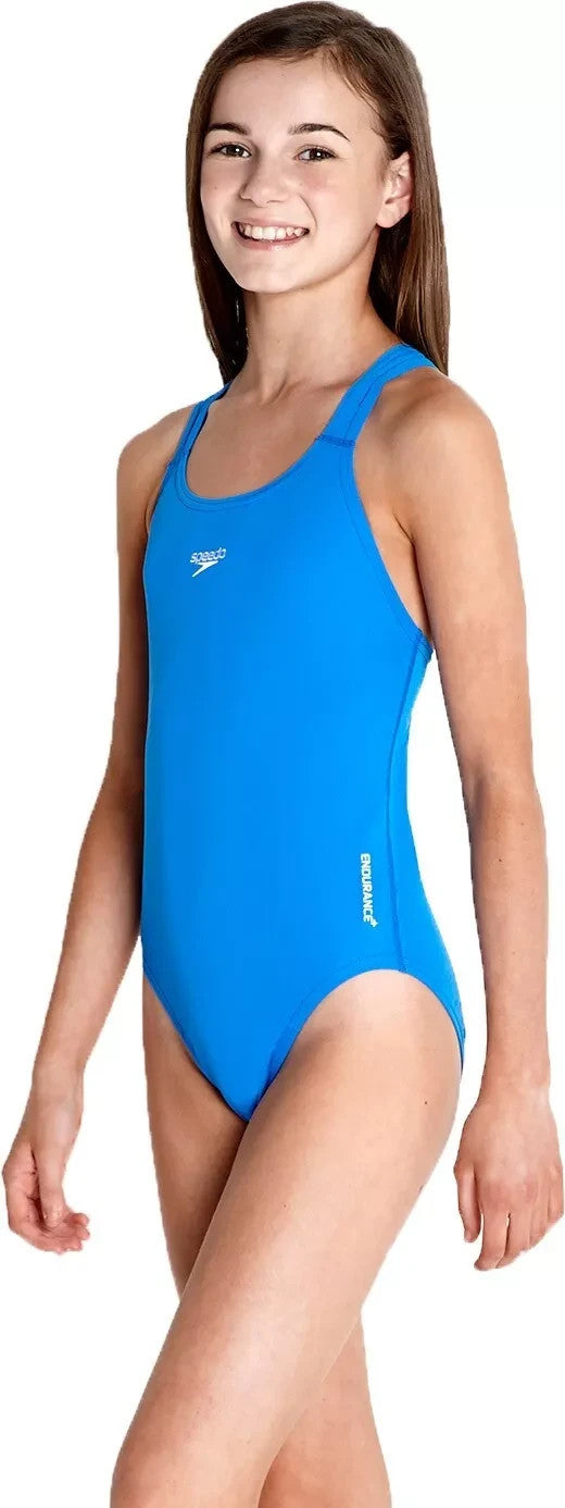 Speedo Endurance+ Medalist Girls Junior Swimsuit Swimming Costume 2025 BNWT