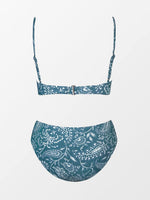 Cupshe Women's Cut-Out Mid-Rise Ruched Bikini Swimsuit Swimming Costume BNWT