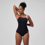 Speedo Women's Lunalustre Body Shaping Printed Swimsuit Swimming Costume BNWT