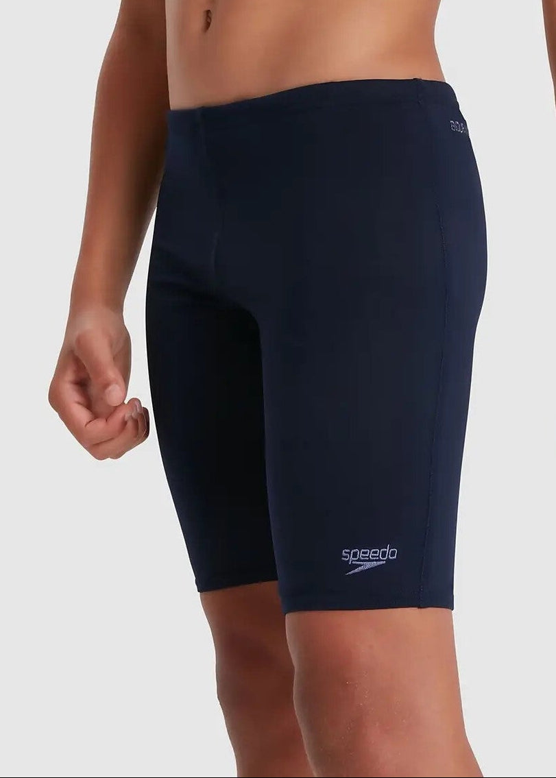 Speedo Boy's Eco Endurance+ Jammer Swimsuit Swimming Costume Shorts Navy BNWT