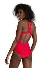Arena Women's Dynamo One Piece R Swimsuit Swimming Costume Swimwear Red BNWT