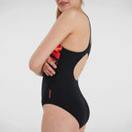 Speedo Women's Hyperboom Placement Muscleback Swimsuit Swimming Costume BNWT