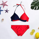 CheChury Women's Padded Push-Up Bikini Swimsuit Swimming Costume BNWT
