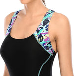 CharmLeaks Women's Padded Racerback Swimsuit Swimming Costume Swimwear BNWT