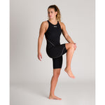 Arena Womens Powerskin St 2.0 Open Back Race Racing Swimming Swimsuit Girl Black