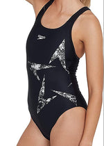 Speedo Women's Boomstar Placement Racerback Swimsuit Swimming Costume BNWT