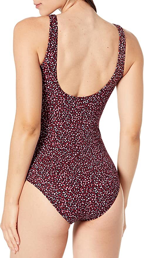 Amazon Essentials Women's One Piece Coverage Swimsuit Swimming Costume BNWT
