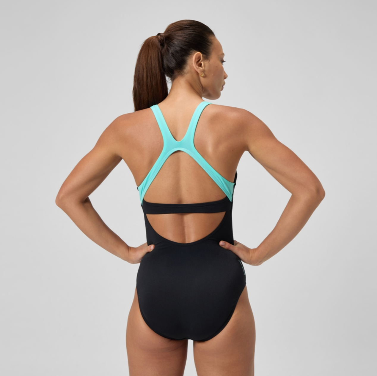 Speedo Women's Flex Band Swimsuit with Swim Bra Swimming Costume BNWT
