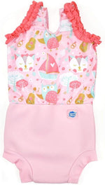 Splash About Happy Nappy Costume Reusable Neoprene Owl & Pussycat Girl BNWT