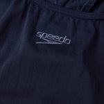 Speedo Women's Eco Endurance+ Medalist Swimsuit Swimming Costume Navy BNWT