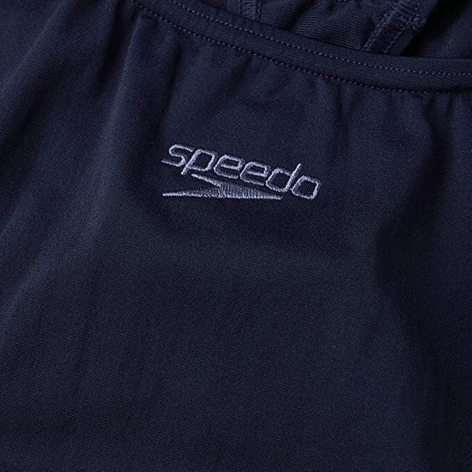 Speedo Women's Eco Endurance+ Medalist Swimsuit Swimming Costume Navy BNWT