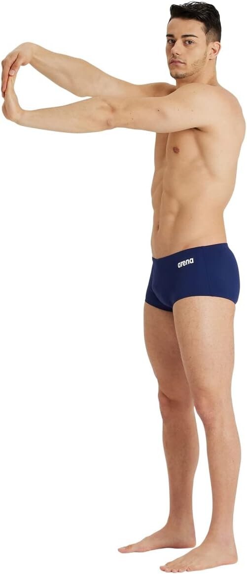 Arena Men's Solid Squared Swim Short Swimsuit Swimming Costume Swimwear BNWT
