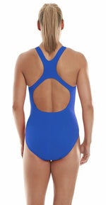 Speedo Women's Endurance+ Medalist Swimsuit Swimming Costume Blue BNWT