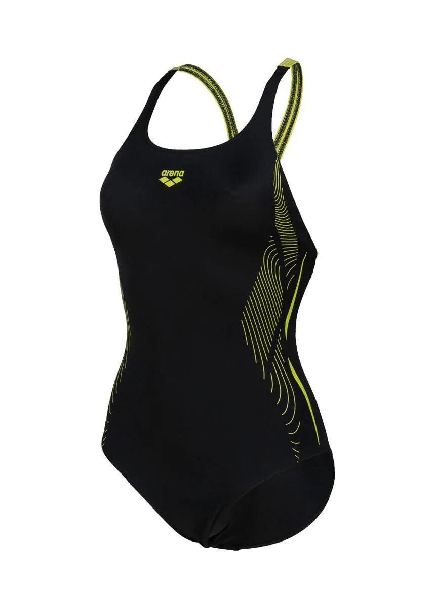 Arena Women's Swim Pro Back Graphic Swimsuit Swimming Costume Ladies BNWT