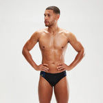 Speedo Men's Tech Panel 7cm Brief Swimsuit Swimming Costume Trunks BNWT