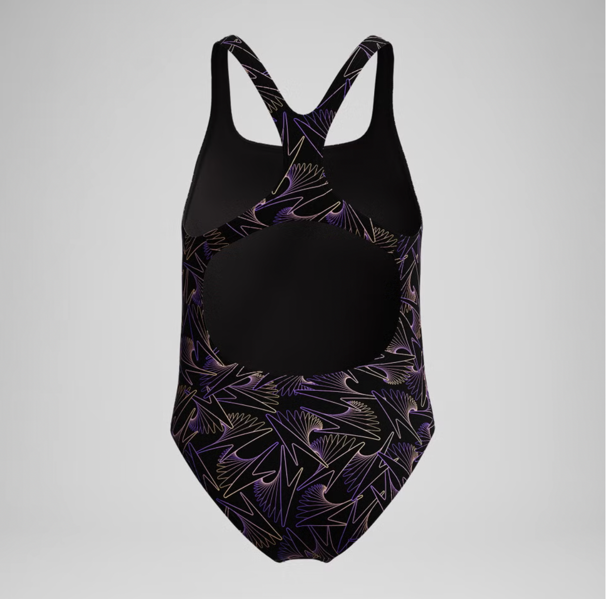 Speedo Girls Hyperboom Allover Medalist Swimsuit Swimming Costume BNWT