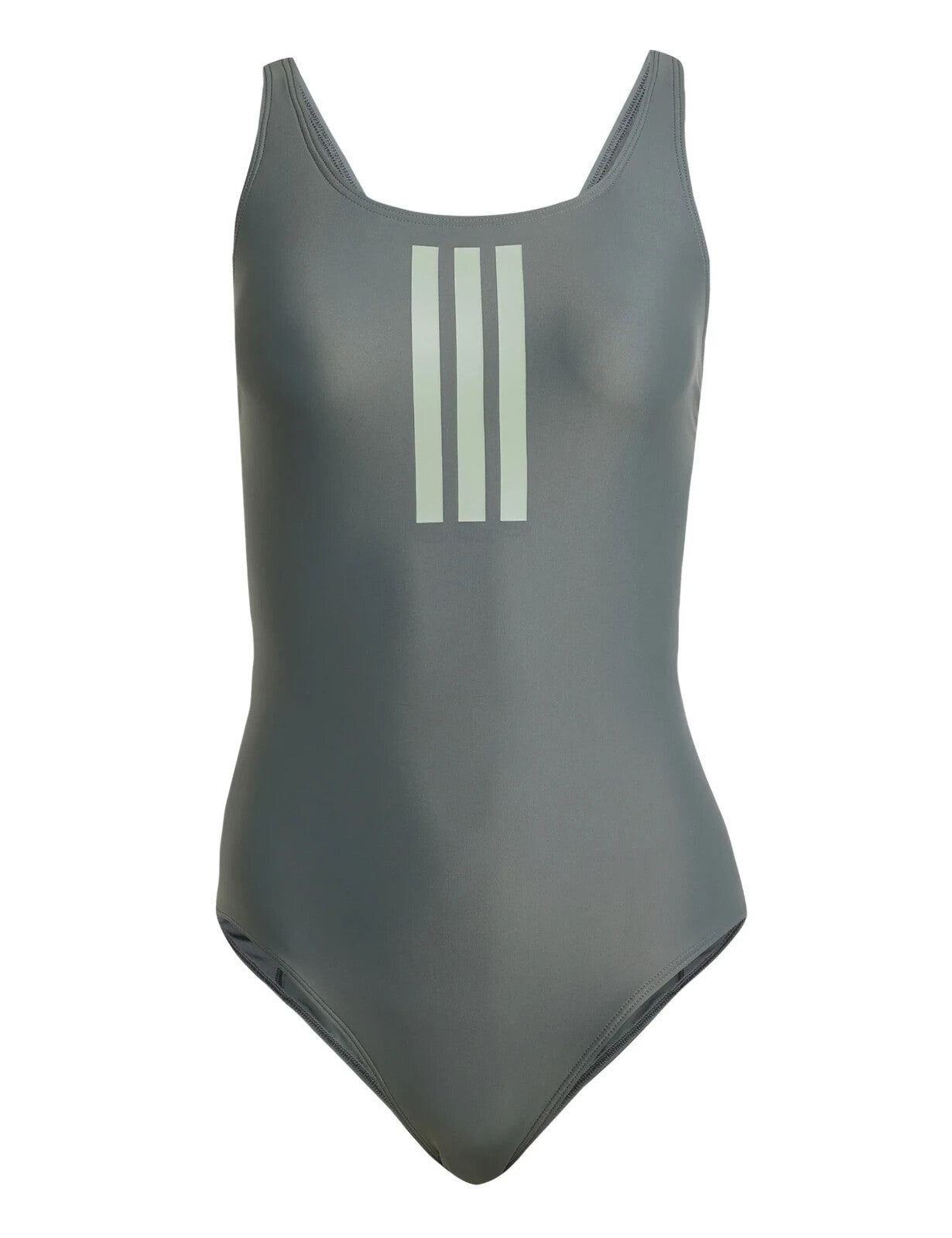 Adidas Women's 3-Stripes V Back One Piece Swimsuit Swimming Costume JG5818 BNWT