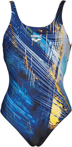 Arena Women's Icy U Back B One Piece Swimsuit Swimming Costume BNWT