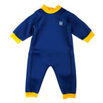 Splash About Baby Wetsuit Warm In One Baby And Toddler Navy Yellow BNWT