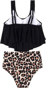 RXRXCOCO Women's Padded Tankini High Waist Swimsuit Swimming Costume BNWT
