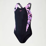 Speedo Girl's Hyperboom Splice Muscleback Swimsuit Swimming Costume Junior BNWT