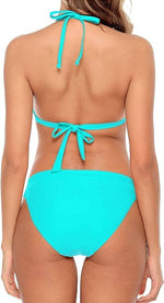 Attraco Women's Padded Bikini Lace Two Piece Swimsuit Swimming Costume BNWT
