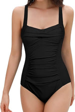 Shekini Women's Tummy Control Twist Front Swimsuit Swimming Costume BNWT