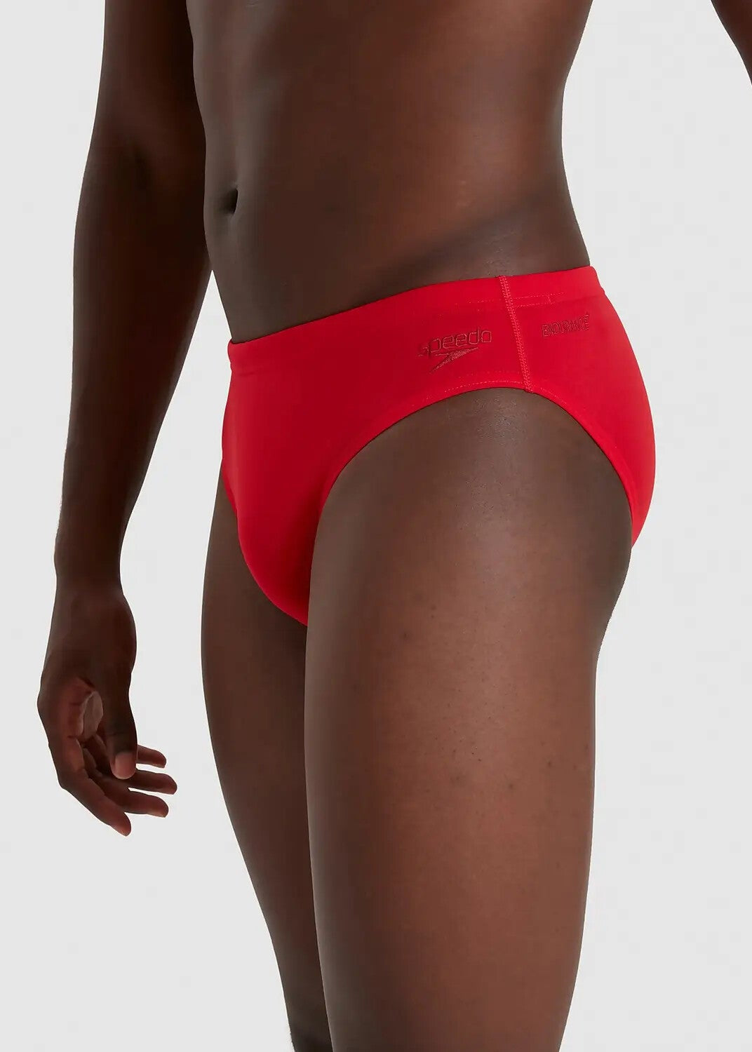Speedo Men's Eco Endurance+ 7cm Brief Swimming Costume Swimsuit Red Briefs BNWT