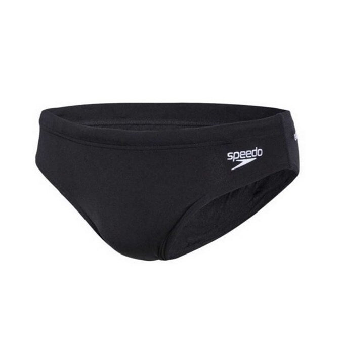 Speedo Men's Endurance+ 7cm Brief Swimsuit Swimming Costume Black BNWT