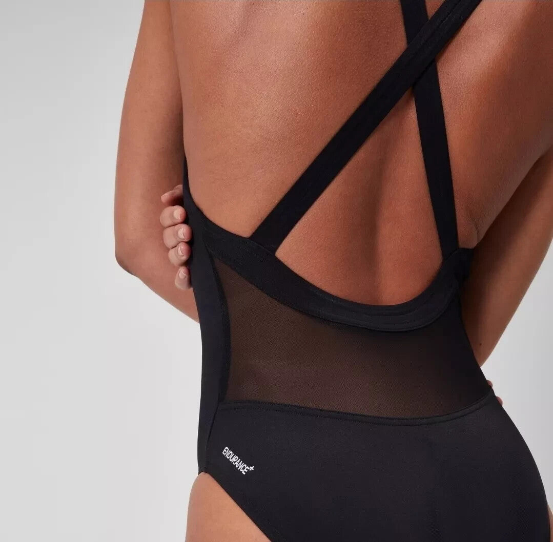 Speedo Women’s Eco Endurance+ Power X Back Crossback Swimsuit Swimming Costume