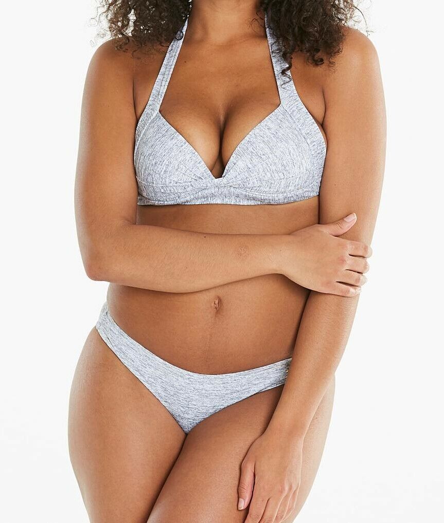 Sunseeker Women's Glam Bikini Top Padded Halter Neck Swimsuit UK 16 20 22 BNWT