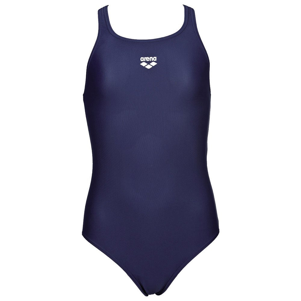 Arena Girl's Dynamo Junior One Piece Swimsuit Swimming Costume Navy BNWT