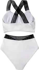 DOULAFASS Women's Racerback Bikini Set Swimsuit Swimming Costume Mesh BNWT