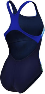 Arena Women's Visual Waves Pro Back One Piece Swimsuit Swimming Costume BNWT