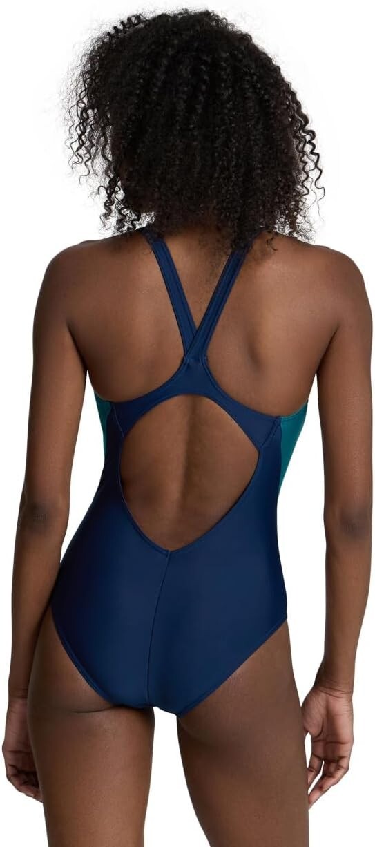 Arena Women's V Back Panel One Piece Swimsuit Swimming Costume BNWT