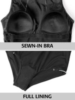 Attraco Women's Padded Racerback Swimsuit Swimming Costume Swimwear BNWT