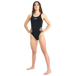 Arena Women's Solid Swim Tech High Leg Swimsuit Swimming Costume Girl's BNWT