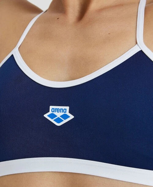 Arena Women's Icons Solid Cross Back Bikini Swimsuit Swimming Costume Girls BNWT