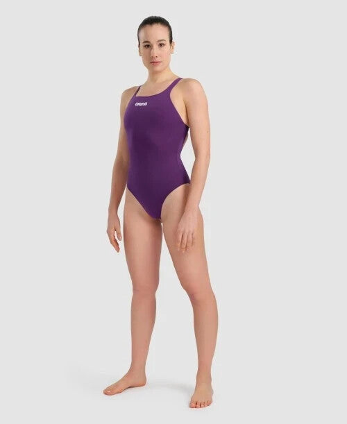 Arena Women's Team Swim Pro Solid Swimsuit Swimming Costume Girls Swimwear BNWT