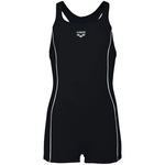 Arena Girl's Combi-Short Finding Swimsuit Swimming Costume Legsuit Black BNWT