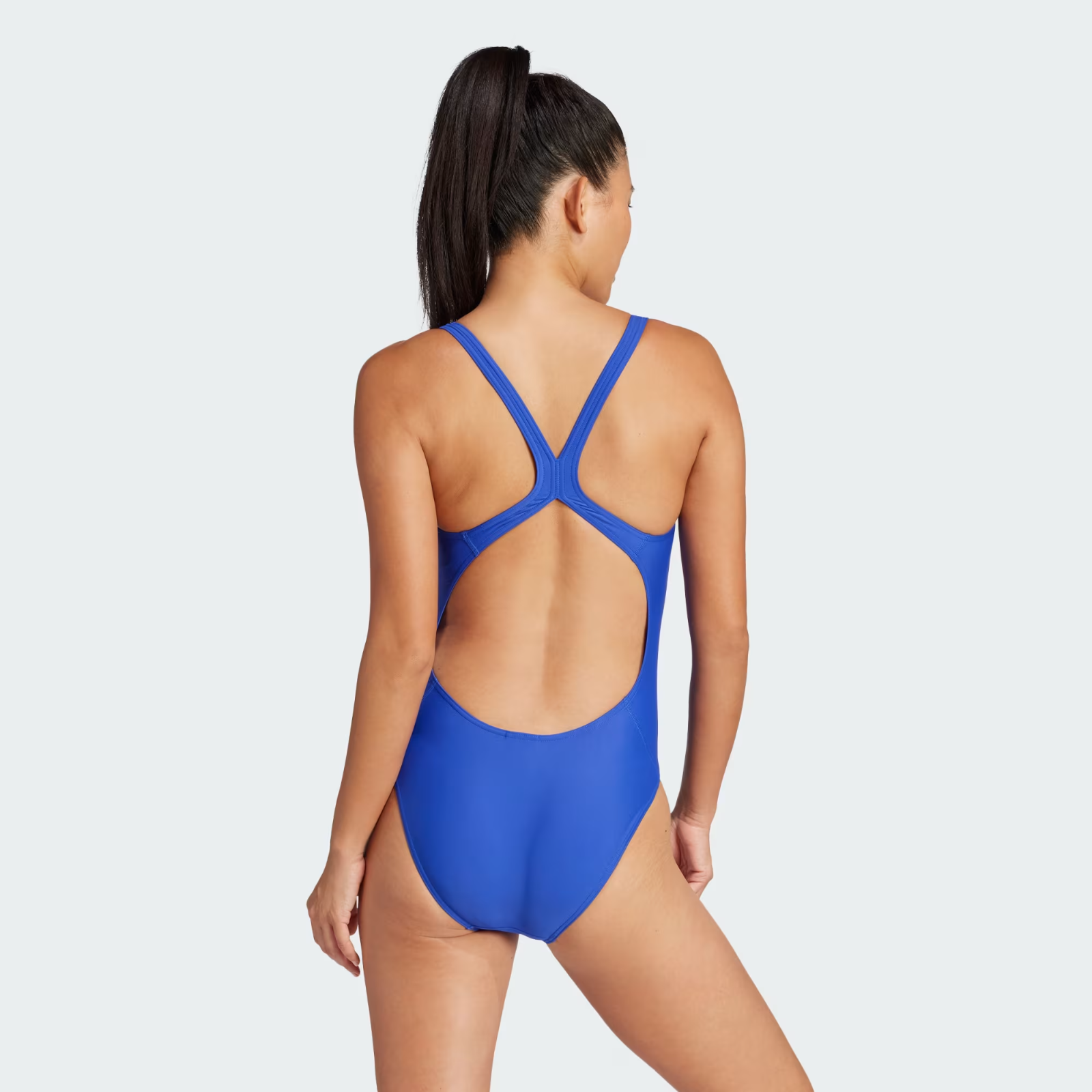 Adidas Women's 3 Bars Logo One Piece Swimsuit Swimming Costume JE1918 BNWT