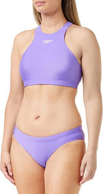 Speedo Women's Volley Bikini Swimsuit Swimming Costume Purple BNWT