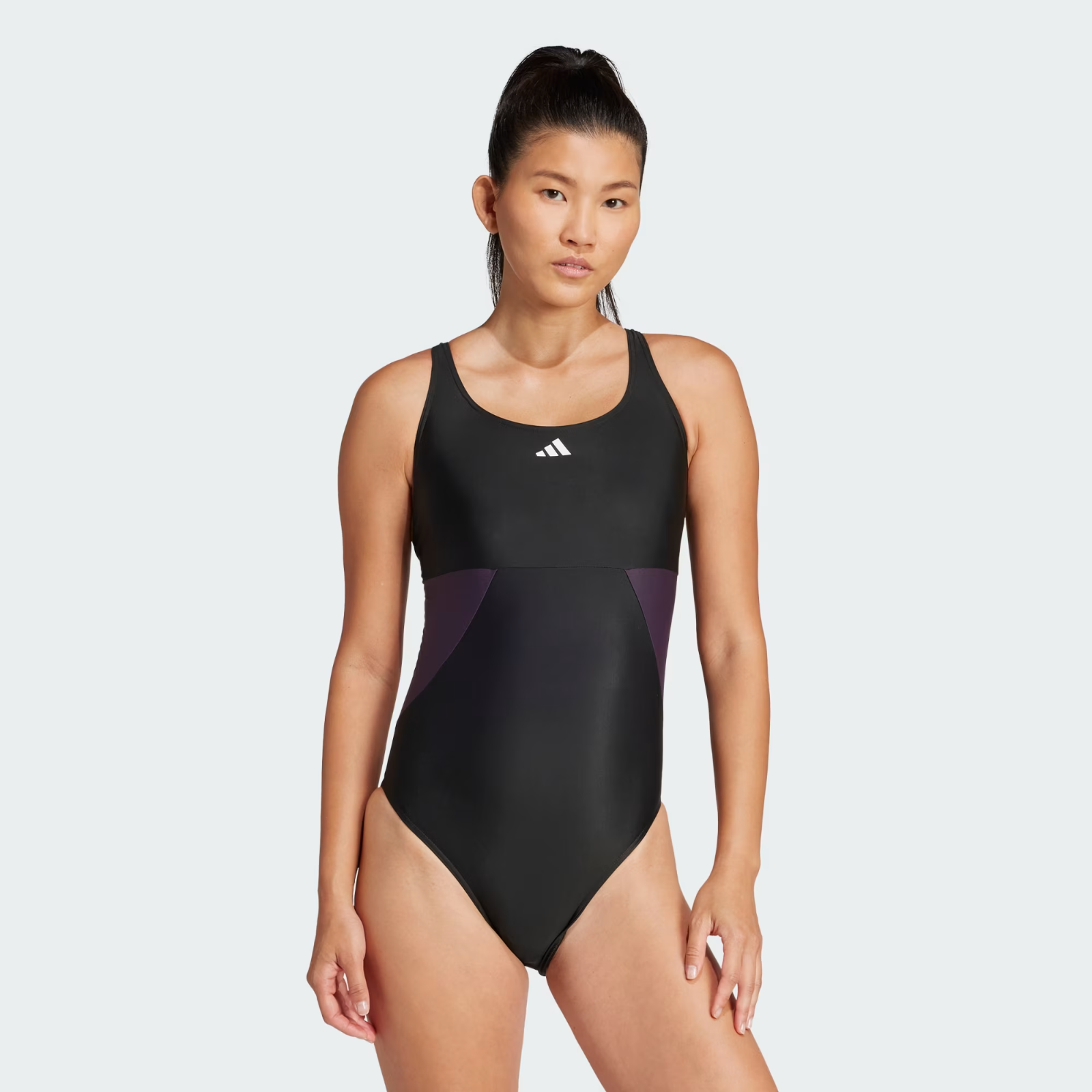 Adidas Women's Colorblock C-Back Swimsuit Swimming Costume JE1923 BNWT
