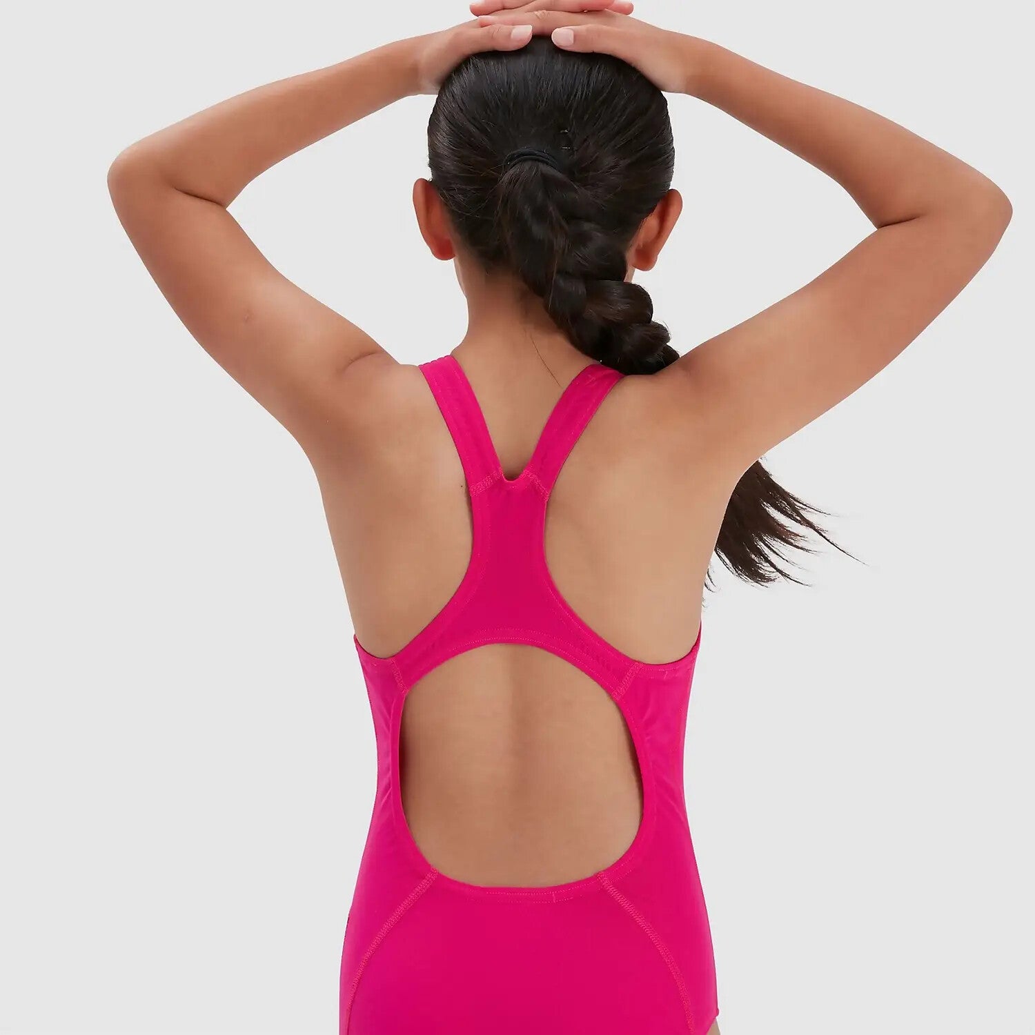 Speedo ECO Endurance+ Medalist Girls Swimsuit Swimming Costume 2025 Pink BNWT