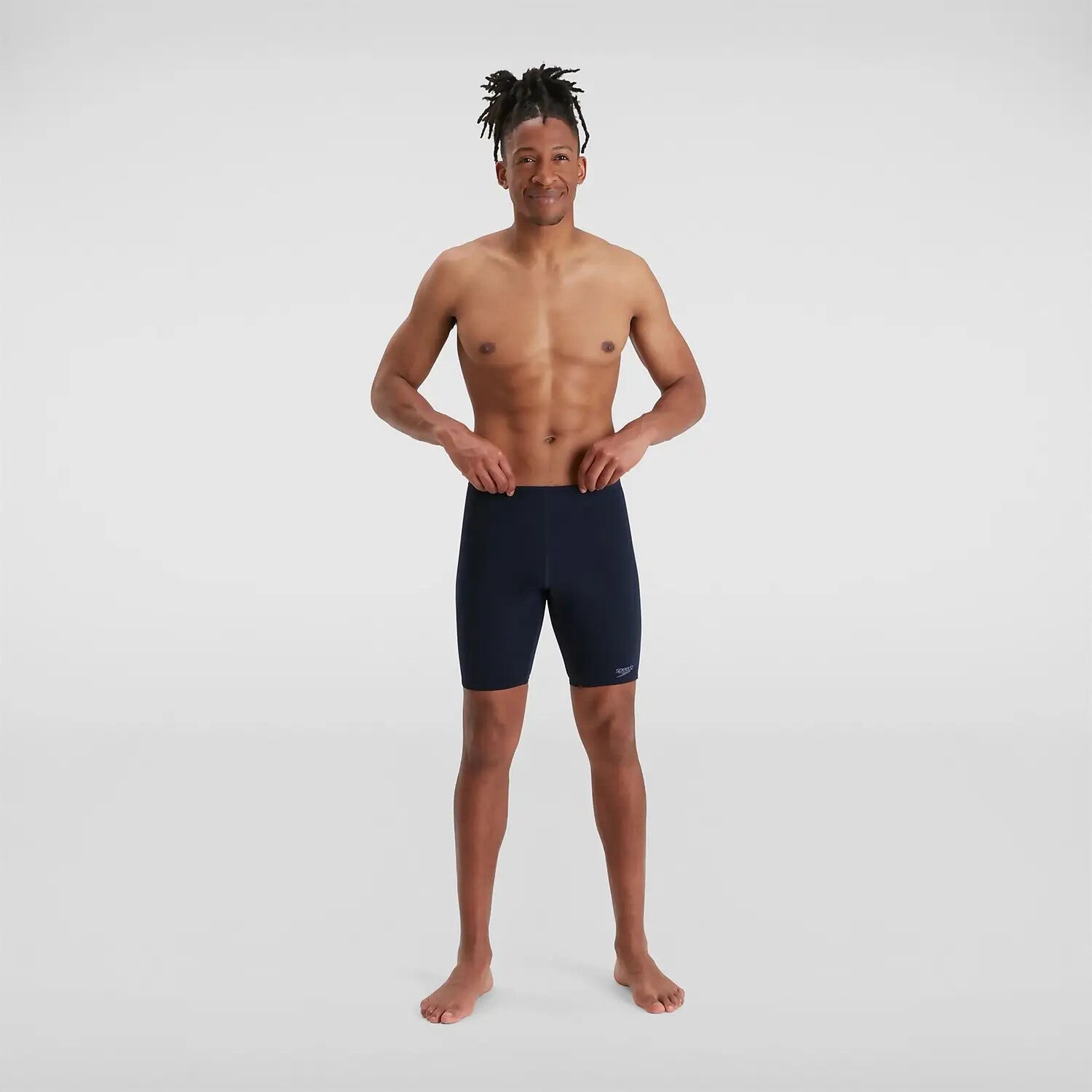 Speedo Men's Eco Endurance+ Jammer Swimsuit Swimming Costume Shorts Navy BNWT