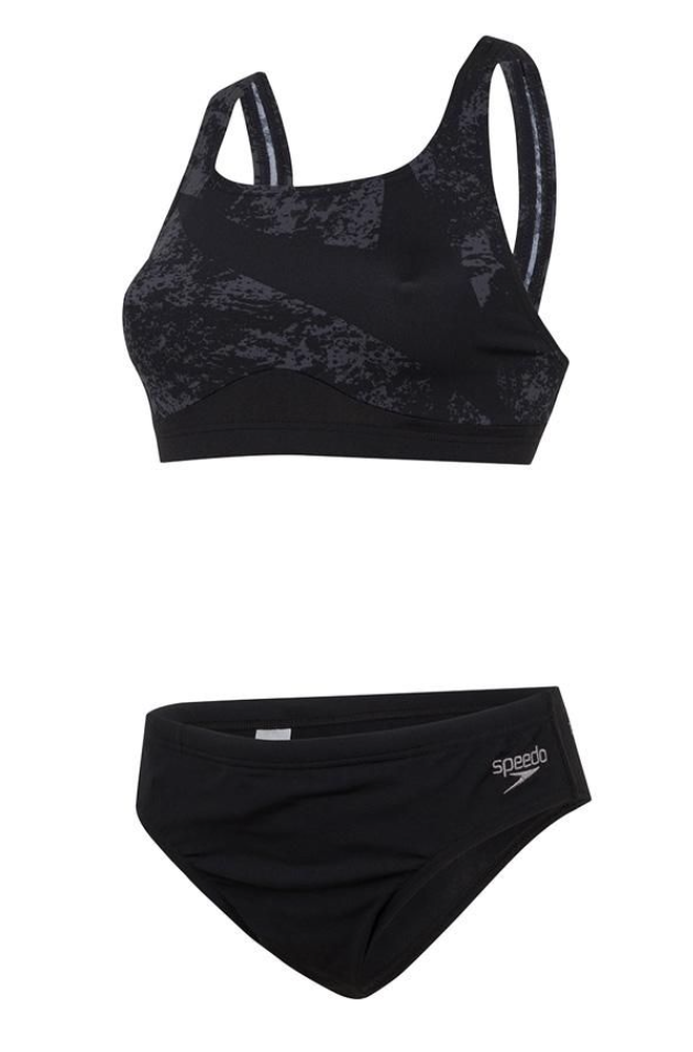 Speedo Womens Boomstar Placement Racerback Bikini Swimsuit Swimming Costume BNWT
