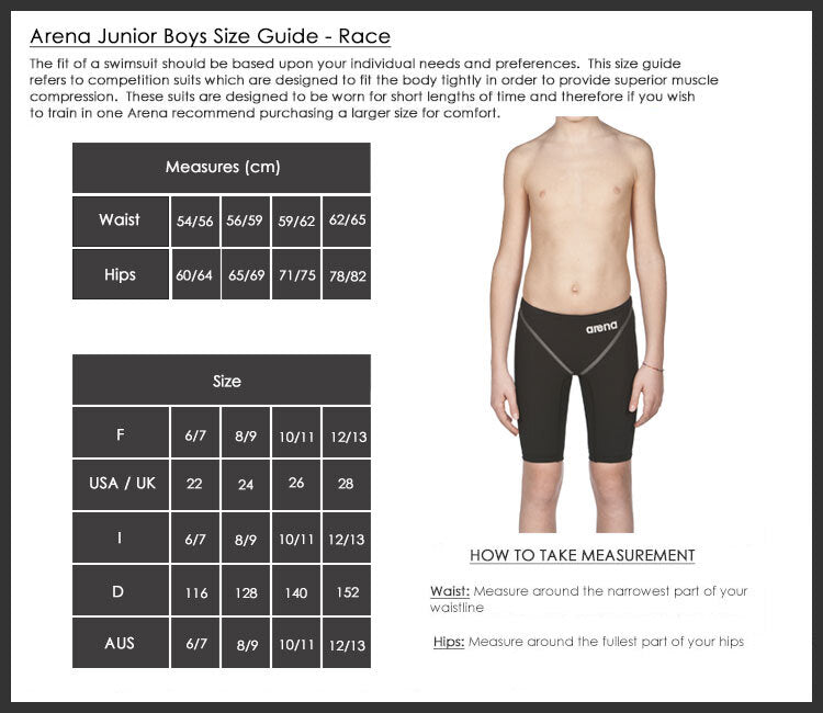Arena Boys Powerskin ST Next Jammer Competition Racing Swimming Shorts BNWT