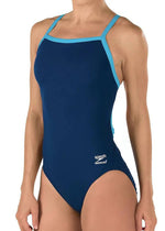 Speedo Women's Solid Endurance+ Flyback Training Swimsuit Swimming Costume BNWT